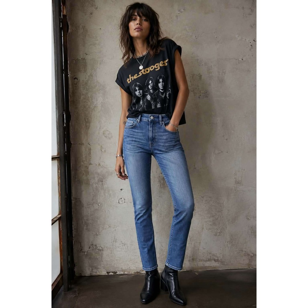 New Reformation Destin Harper ‎ Cigarette Jeans Indie Rocker Chic 23 27X29  NWT